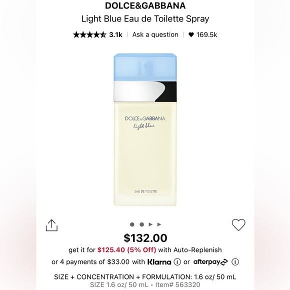 🌟SOLD🌟DOLCE & GABBANA Light Blue EDT Vial Spray Sample  1.5 mL - Picture 2 of 6